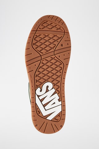 Baskets en nubuck Hylane - Noir et vert foncé