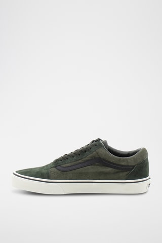 Baskets en nubuck Old Skool - Vert foncé et kaki