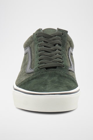 Baskets en nubuck Old Skool - Vert foncé et kaki