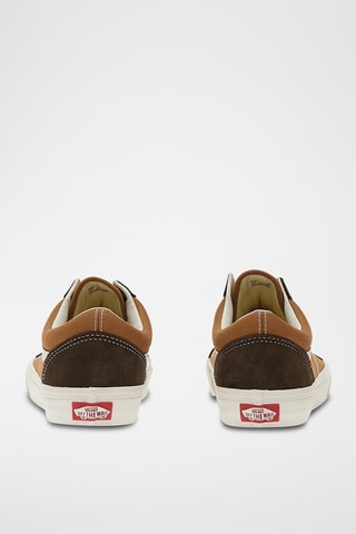 Baskets en cuir Old Skool - Beige et marron