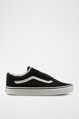 Baskets fourrées en nubuck Old Skool - Noir