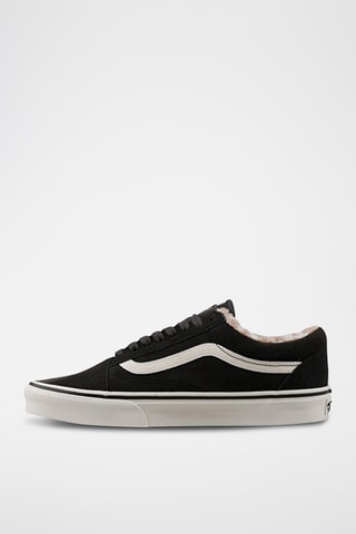 Baskets fourrées en nubuck Old Skool - Noir