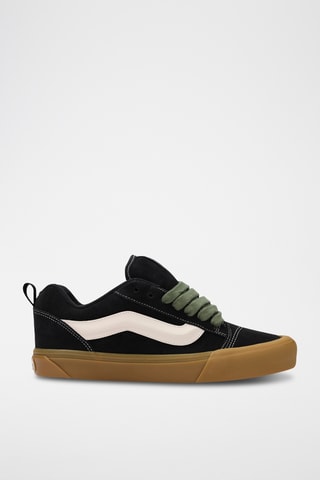 Baskets en cuir Knu Skool - Noir et vert