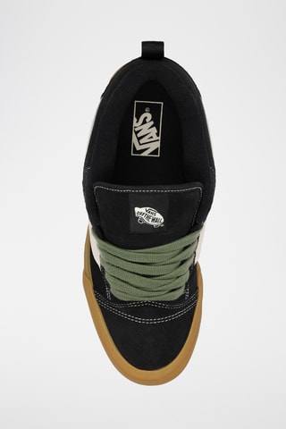 Baskets en cuir Knu Skool - Noir et vert