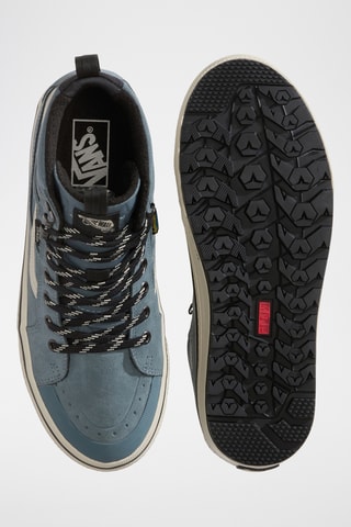 Baskets montantes en nubuck MTE Sk8-Hi Waterproof Insulated - Bleu cobalt et blanc