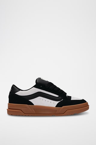 Baskets en nubuck et cuir Hylane - Noir et blanc