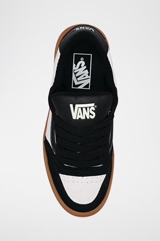 Baskets en nubuck et cuir Hylane - Noir et blanc