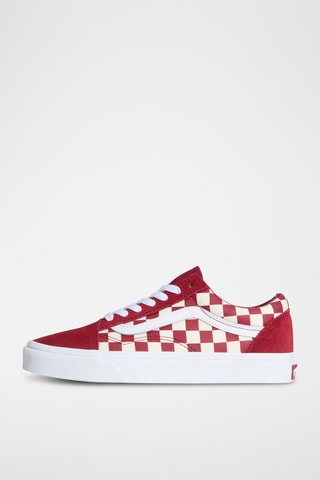 Baskets en nubuck Old Skool - Rouge