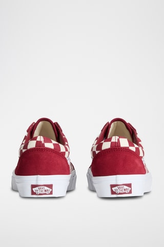 Baskets en nubuck Old Skool - Rouge