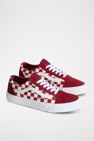 Baskets en nubuck Old Skool - Rouge