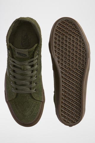 Baskets montantes en nubuck SK8-Hi Tapered - Vert olive