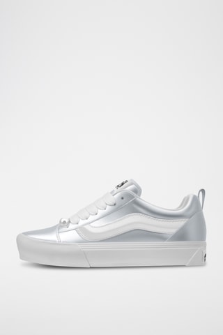 Baskets en cuir Knu Skool - Argenté