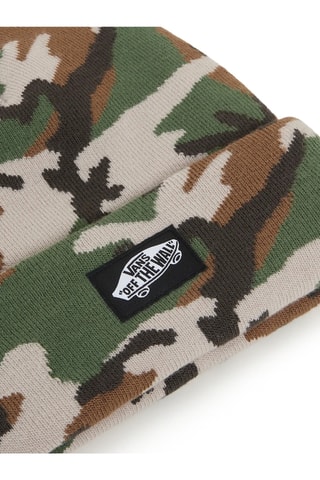 Bonnet - Vert foncé et marron