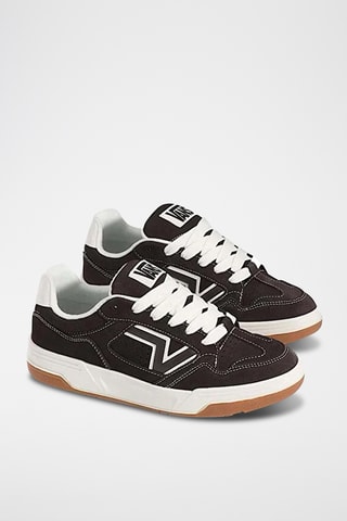 Baskets en cuir Upland - Noir