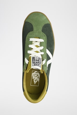 Baskets en cuir Sport Low - Vert foncé