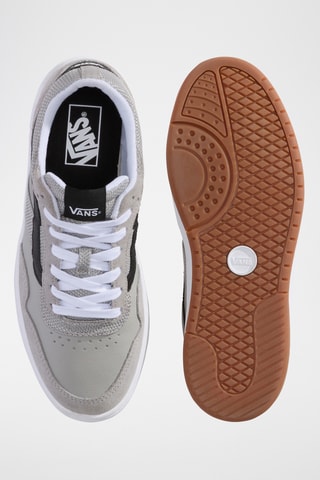 Baskets en cuir Cruze 3.0 - Gris clair et noir