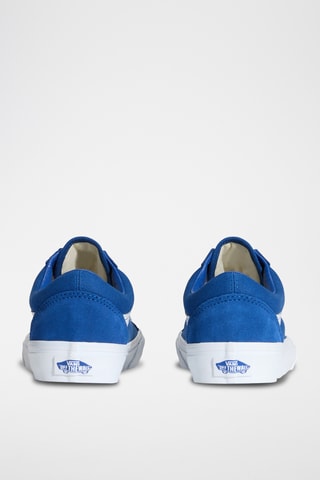 Baskets en cuir Old Skool - Bleu cobalt