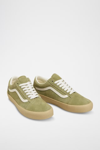 Baskets en cuir Old Skool - Kaki