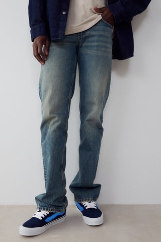 Baskets en cuir Knu Skool - Bleu marine