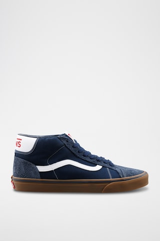 Baskets montantes en nubuck Mid Skool 37 - Bleu marine