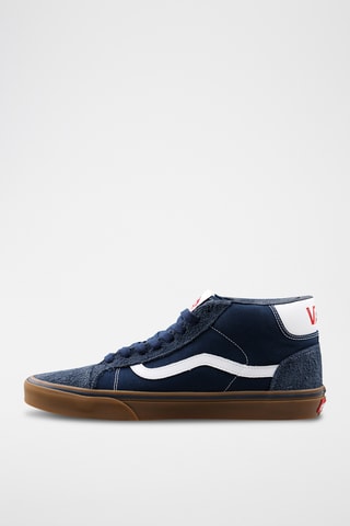 Baskets montantes en nubuck Mid Skool 37 - Bleu marine