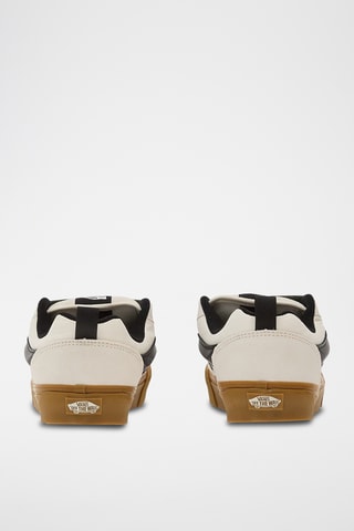 Baskets en cuir Knu Skool - Blanc et noir