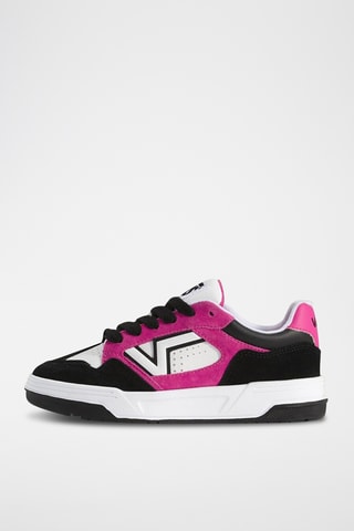 Baskets en nubuck Upland - Noir et fuchsia