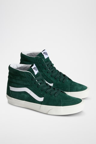 Baskets montantes en nubuck SK8-Hi - Vert émeraude