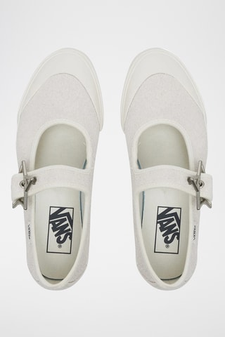 Babies en nubuck Mary Jane - Blanc