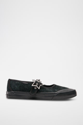 Babies en nubuck Mary Jane - Noir