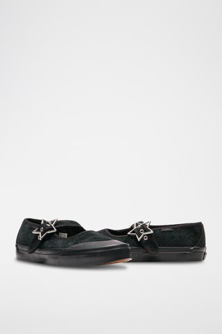 Babies en nubuck Mary Jane - Noir