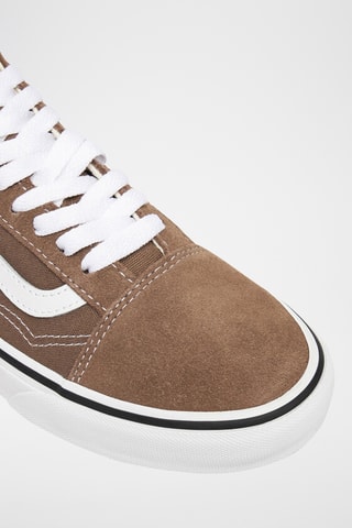 Baskets en cuir Old Skool - Marron clair et blanc