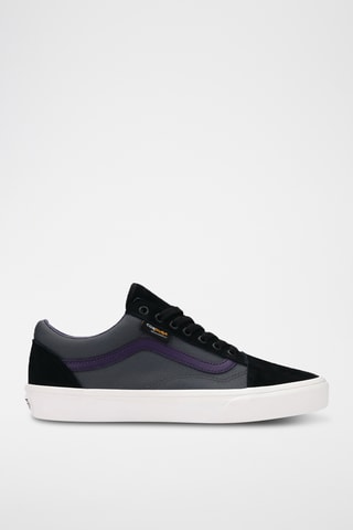 Baskets en cuir Old Skool - Noir et violet