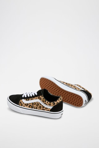 Sneakers en nubuck Old Skool - Noir et beige