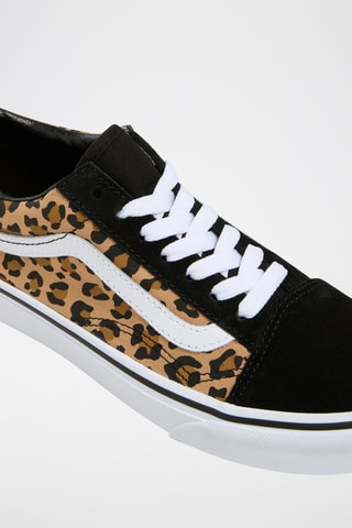 Sneakers en nubuck Old Skool - Noir et beige