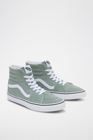 Baskets montantes en nubuck SK8-Hi - Vert d’eau