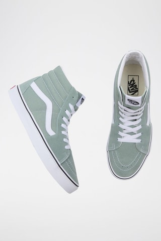 Baskets montantes en nubuck SK8-Hi - Vert d’eau