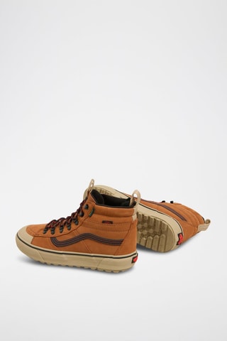 Baskets montantes en cuir Mte Sk8-Hi Dr - Camel