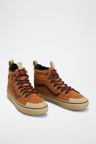Baskets montantes en cuir Mte Sk8-Hi Dr - Camel