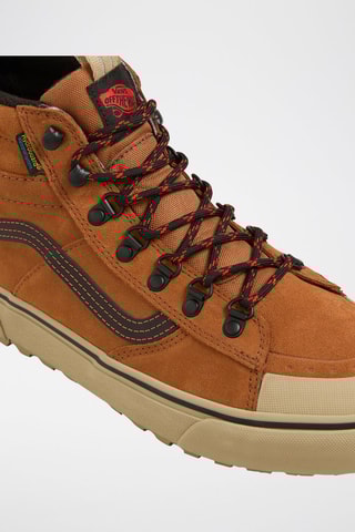 Baskets montantes en cuir Mte Sk8-Hi Dr - Camel