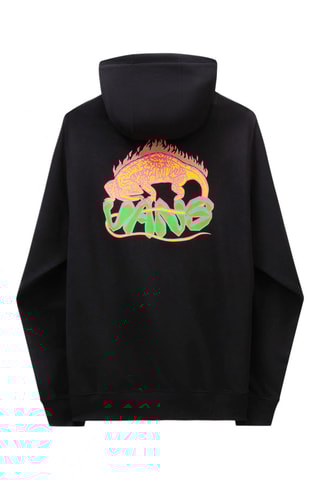 Sweat à capuche Fiery Friend - Noir