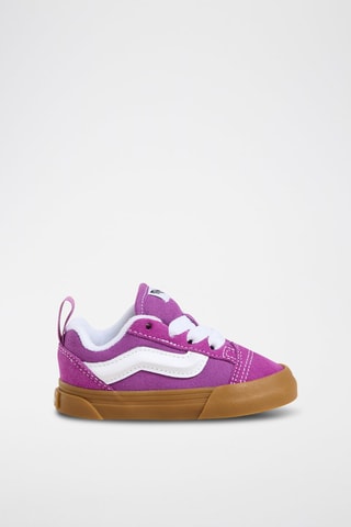 Baskets en nubuck Knu Skool - Fuchsia