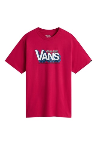 T-shirt Checker Drop - Fuchsia