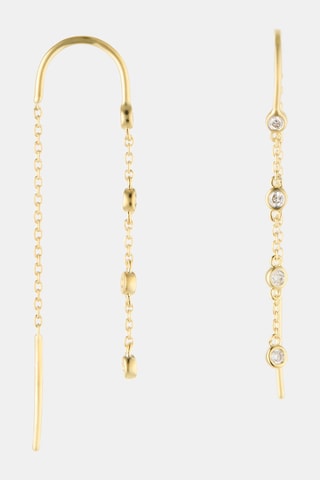 Brincos - Ouro amarelo e diamantes