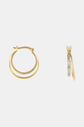 Argolas - Ouro amarelo e diamantes