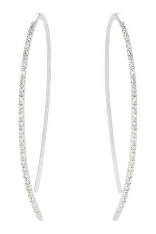 Brincos Lianes précieuses - Ouro branco e diamantes