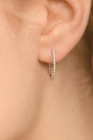 Argolas Sublimes - Ouro branco e diamantes