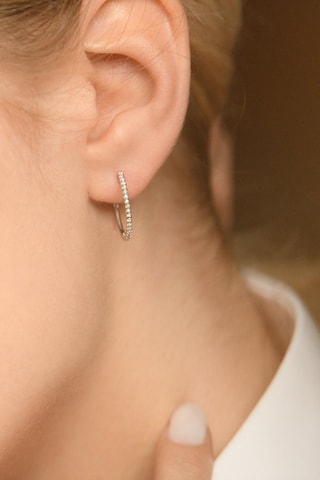 Argolas Sublimes - Ouro branco e diamantes