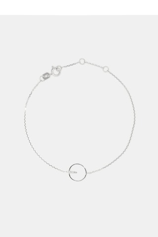 Pulseira Barette Encerclée - Ouro branco e diamantes