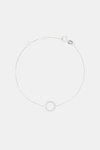 Pulseira Naïri - Ouro branco e diamantes